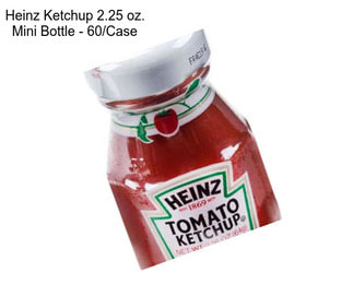 Heinz Ketchup 2.25 oz. Mini Bottle - 60/Case