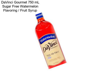 DaVinci Gourmet 750 mL Sugar Free Watermelon Flavoring / Fruit Syrup