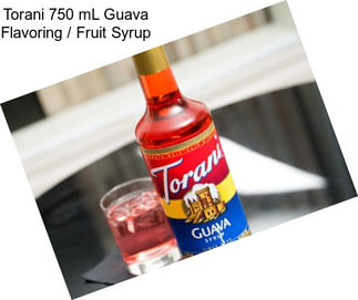 Torani 750 mL Guava Flavoring / Fruit Syrup