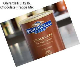 Ghirardelli 3.12 lb. Chocolate Frappe Mix