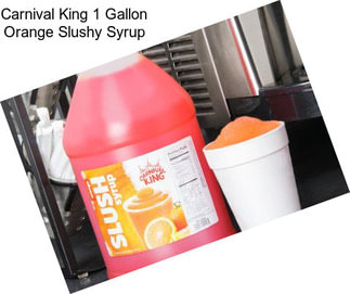 Carnival King 1 Gallon Orange Slushy Syrup