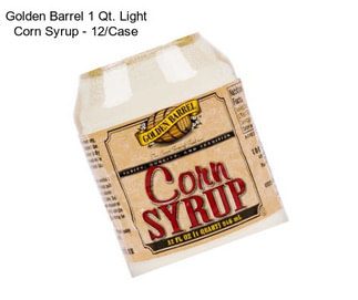 Golden Barrel 1 Qt. Light Corn Syrup - 12/Case