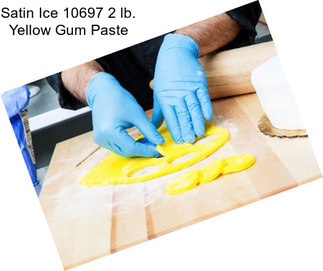 Satin Ice 10697 2 lb. Yellow Gum Paste