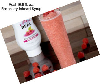 Real 16.9 fl. oz. Raspberry Infused Syrup