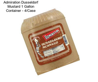 Admiration Dusseldorf Mustard 1 Gallon Container - 4/Case