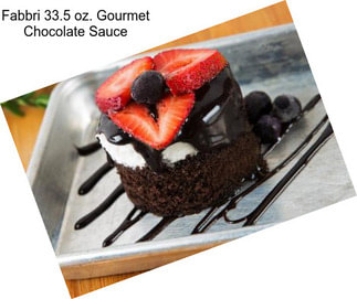 Fabbri 33.5 oz. Gourmet Chocolate Sauce