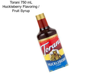 Torani 750 mL Huckleberry Flavoring / Fruit Syrup