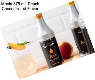 Monin 375 mL Peach Concentrated Flavor