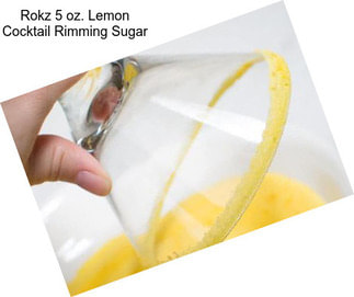 Rokz 5 oz. Lemon Cocktail Rimming Sugar