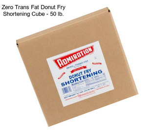 Zero Trans Fat Donut Fry Shortening Cube - 50 lb.