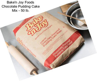 Bake\'n Joy Foods Chocolate Pudding Cake Mix - 50 lb.