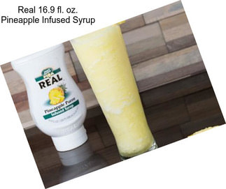 Real 16.9 fl. oz. Pineapple Infused Syrup