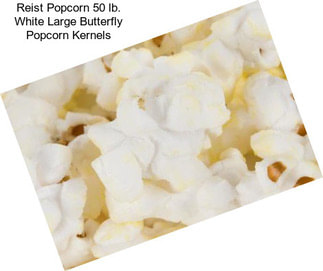 Reist Popcorn 50 lb. White Large Butterfly Popcorn Kernels