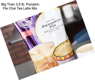 Big Train 3.5 lb. Pumpkin Pie Chai Tea Latte Mix