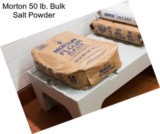 Morton 50 lb. Bulk Salt Powder