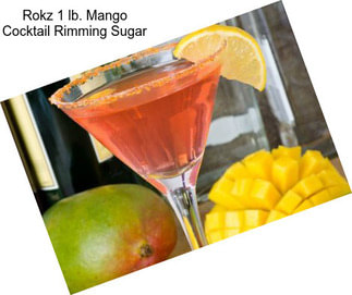 Rokz 1 lb. Mango Cocktail Rimming Sugar