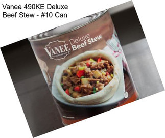 Vanee 490KE Deluxe Beef Stew - #10 Can