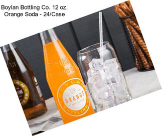 Boylan Bottling Co. 12 oz. Orange Soda - 24/Case