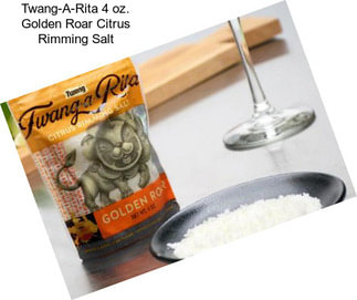 Twang-A-Rita 4 oz. Golden Roar Citrus Rimming Salt