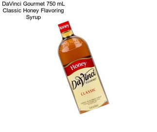 DaVinci Gourmet 750 mL Classic Honey Flavoring Syrup