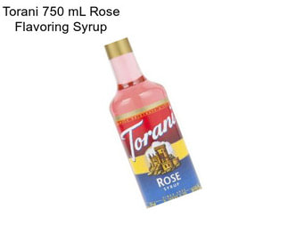 Torani 750 mL Rose Flavoring Syrup