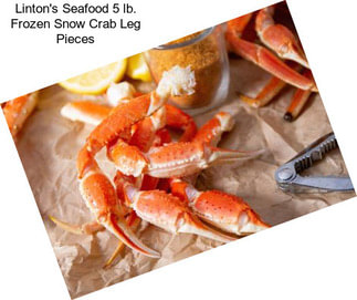 Linton\'s Seafood 5 lb. Frozen Snow Crab Leg Pieces