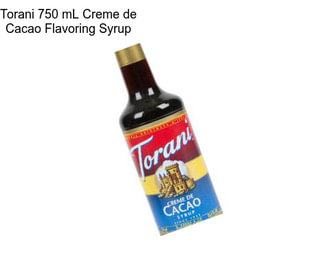 Torani 750 mL Creme de Cacao Flavoring Syrup