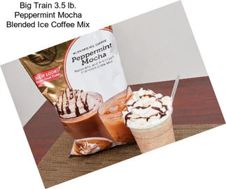 Big Train 3.5 lb. Peppermint Mocha Blended Ice Coffee Mix