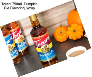 Torani 750mL Pumpkin Pie Flavoring Syrup