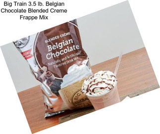 Big Train 3.5 lb. Belgian Chocolate Blended Creme Frappe Mix