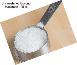 Unsweetened Coconut Macaroon - 25 lb.