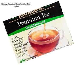 Bigelow Premium Decaffeinated Tea - 48/Box