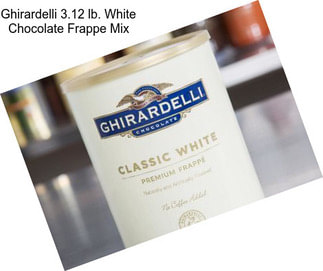 Ghirardelli 3.12 lb. White Chocolate Frappe Mix