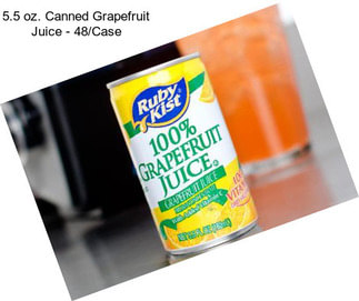 5.5 oz. Canned Grapefruit Juice - 48/Case