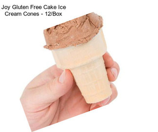 Joy Gluten Free Cake Ice Cream Cones - 12/Box