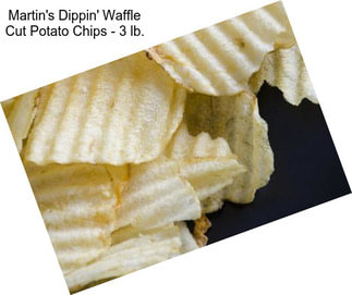 Martin\'s Dippin\' Waffle Cut Potato Chips - 3 lb.