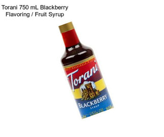 Torani 750 mL Blackberry Flavoring / Fruit Syrup