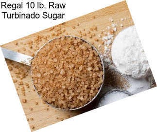 Regal 10 lb. Raw Turbinado Sugar