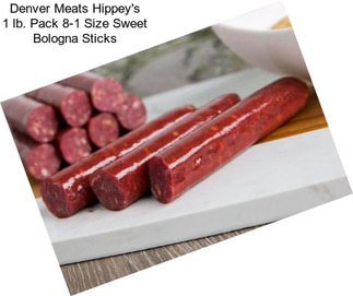 Denver Meats Hippey\'s 1 lb. Pack 8-1 Size Sweet Bologna Sticks