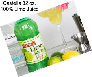 Castella 32 oz. 100% Lime Juice