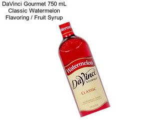 DaVinci Gourmet 750 mL Classic Watermelon Flavoring / Fruit Syrup