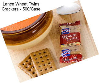 Lance Wheat Twins Crackers - 500/Case