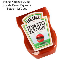 Heinz Ketchup 20 oz. Upside Down Squeeze Bottle - 12/Case