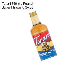 Torani 750 mL Peanut Butter Flavoring Syrup