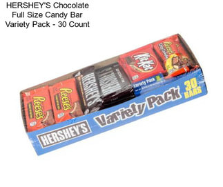 HERSHEY\'S Chocolate Full Size Candy Bar Variety Pack - 30 Count