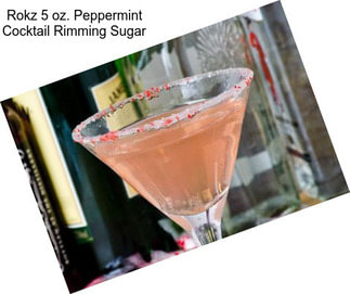 Rokz 5 oz. Peppermint Cocktail Rimming Sugar