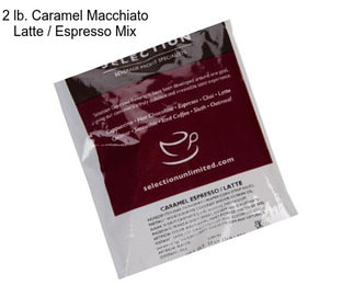 2 lb. Caramel Macchiato Latte / Espresso Mix