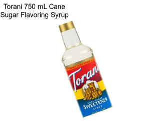 Torani 750 mL Cane Sugar Flavoring Syrup