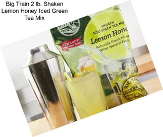 Big Train 2 lb. Shaken Lemon Honey Iced Green Tea Mix