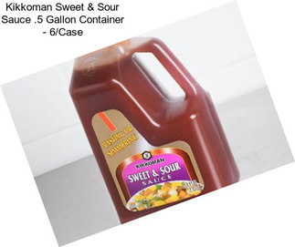 Kikkoman Sweet & Sour Sauce .5 Gallon Container - 6/Case